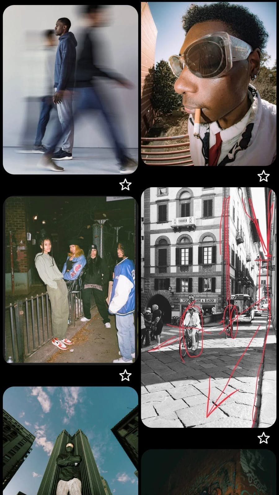 Moodboard: movement and motion reference
