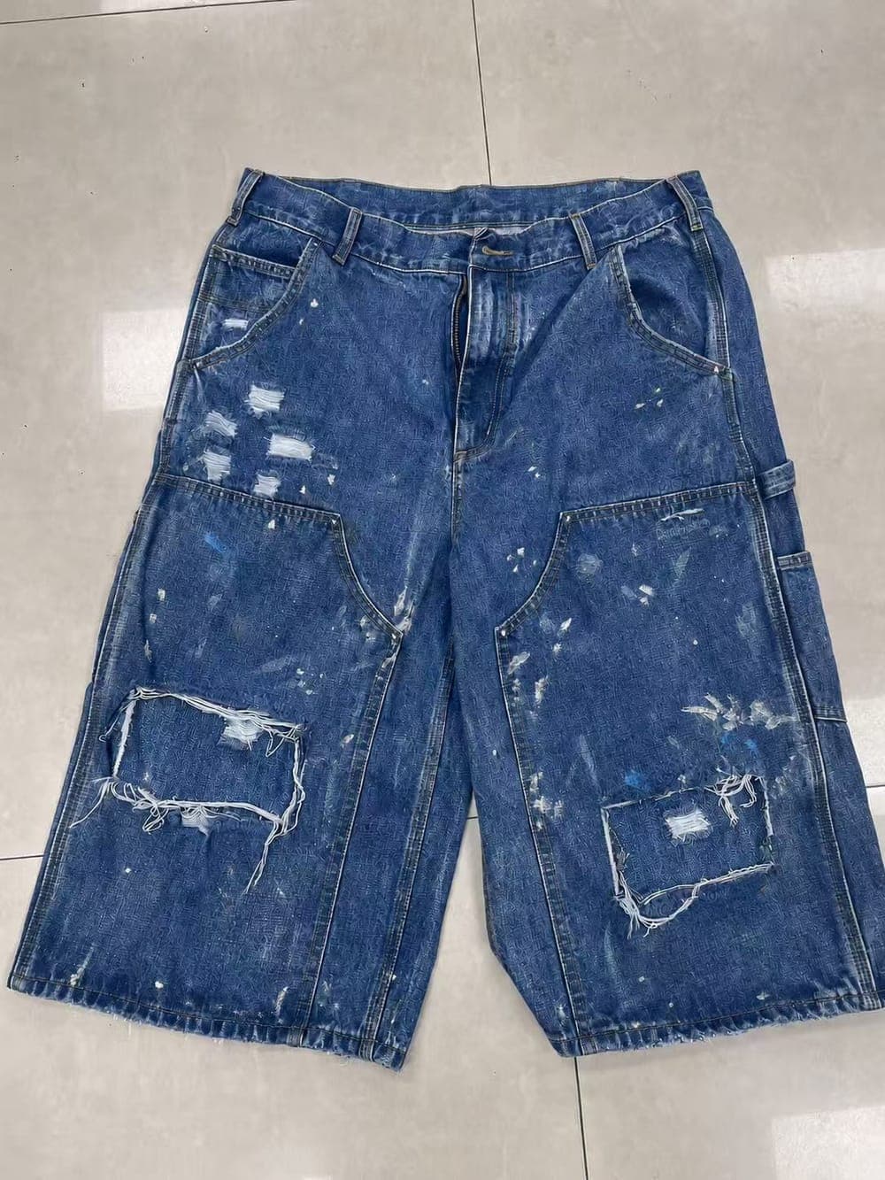 Cargo trouser sample, flat