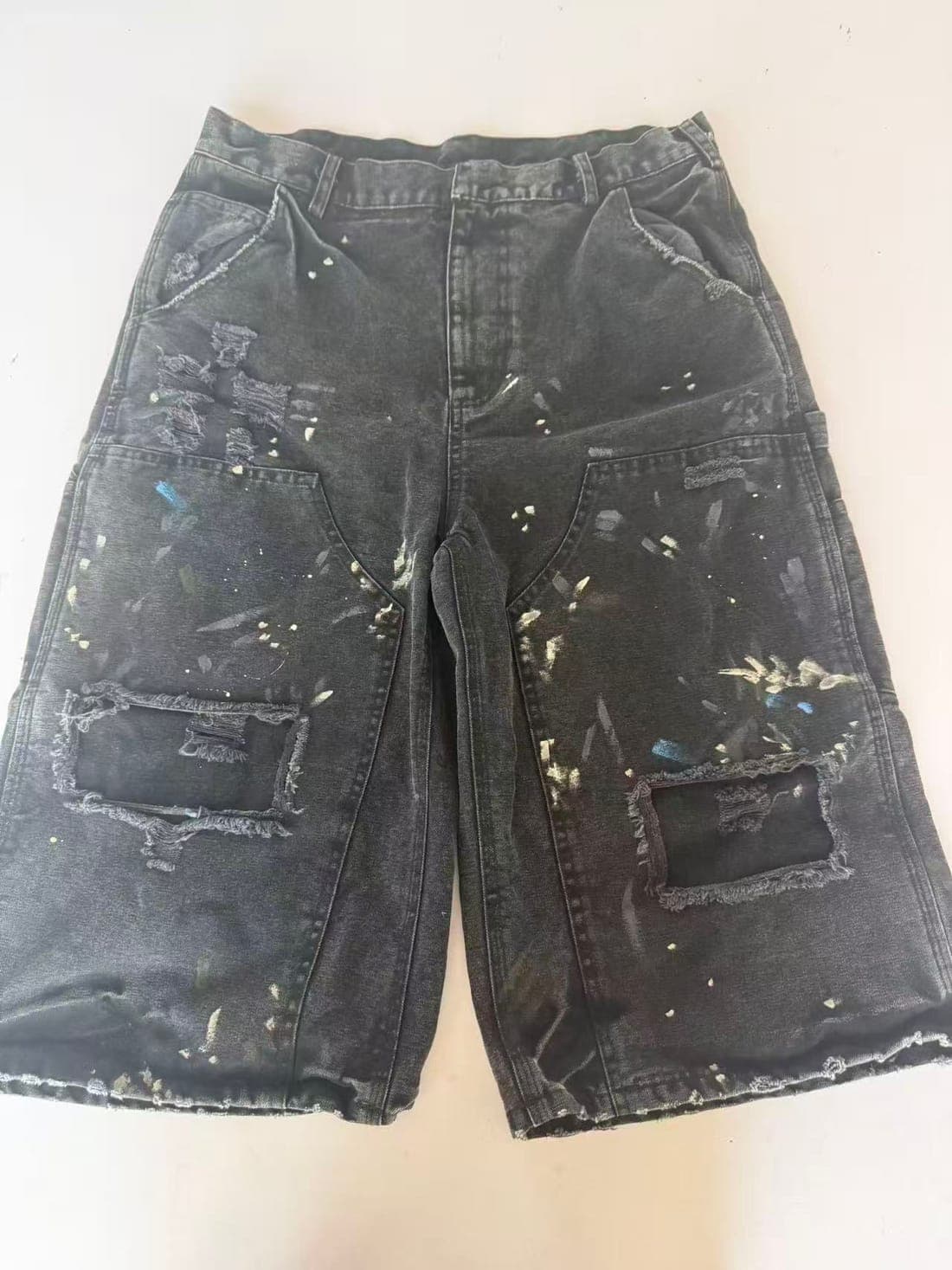 Wide cargo trouser sample