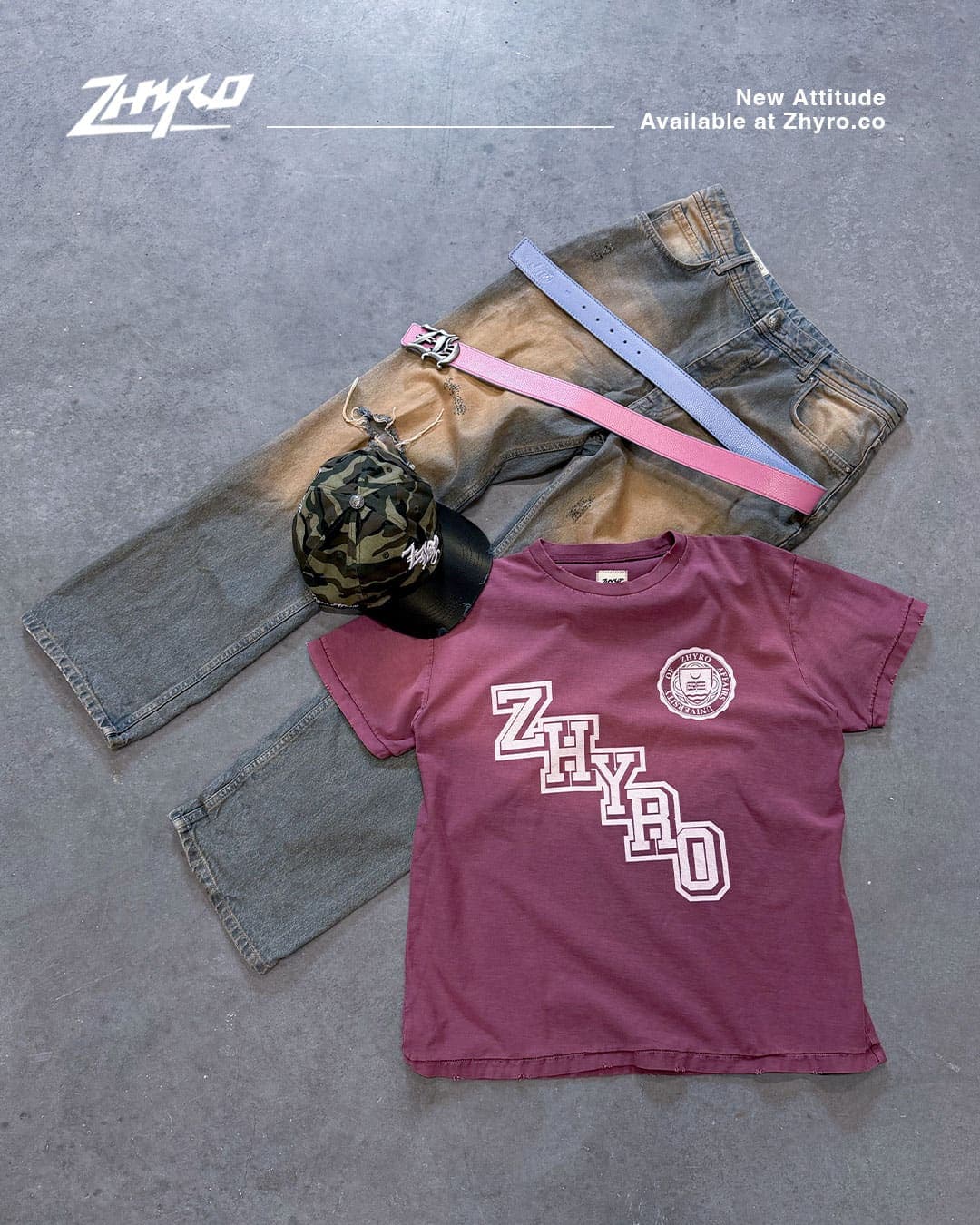 Paid creative: product flatlay, four