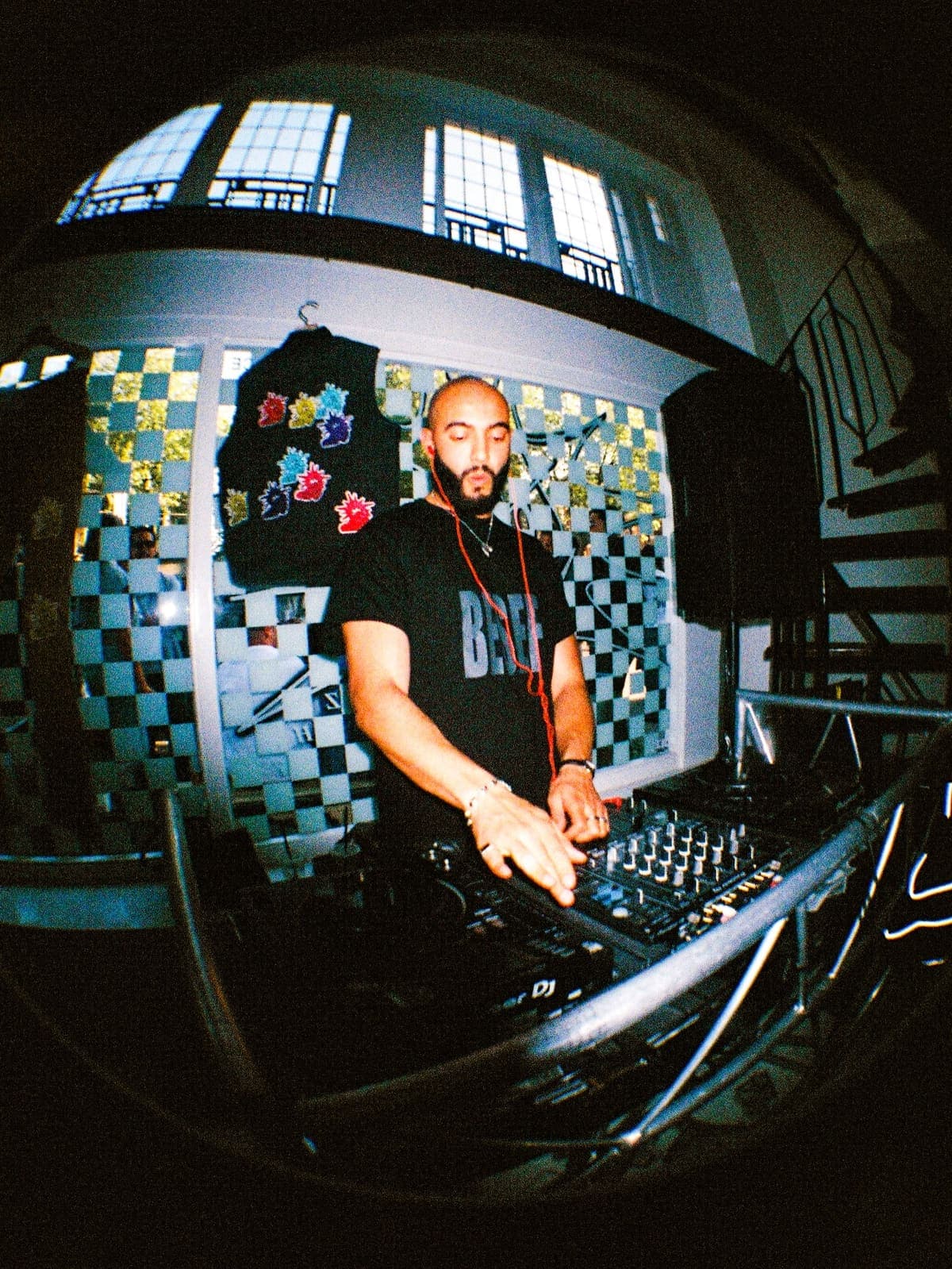 DJ set at the pop-up