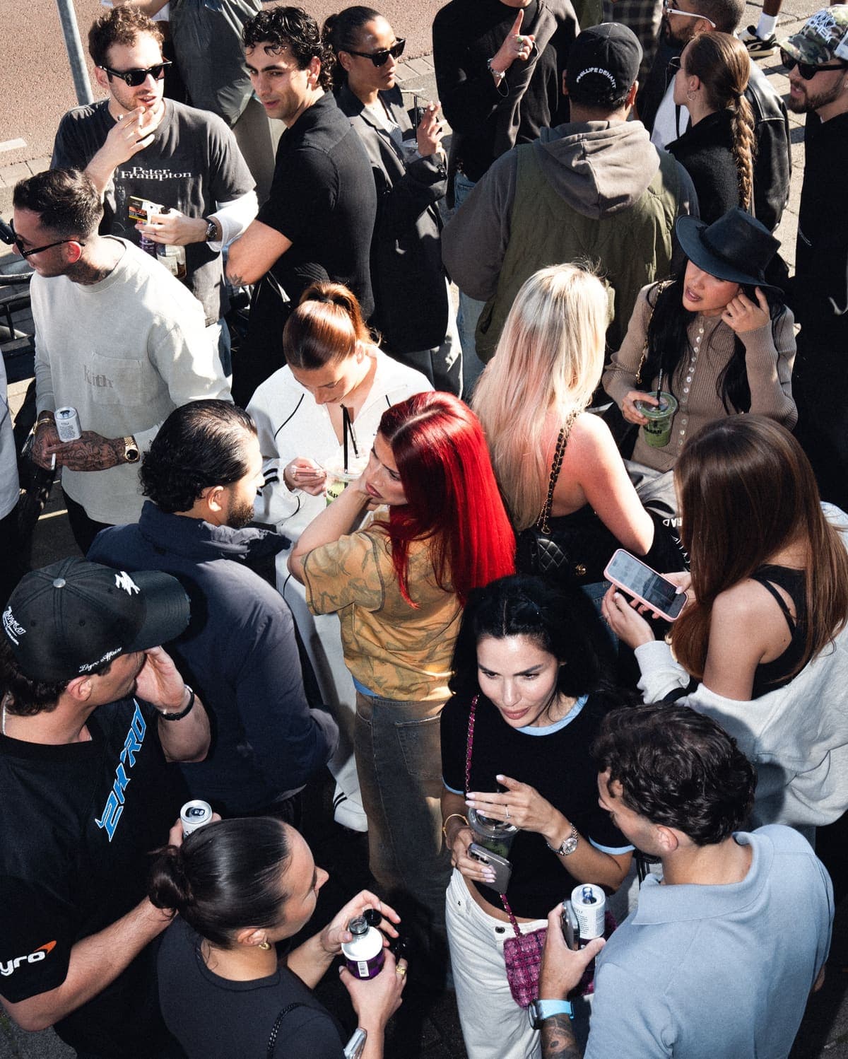 Photographers at the opening