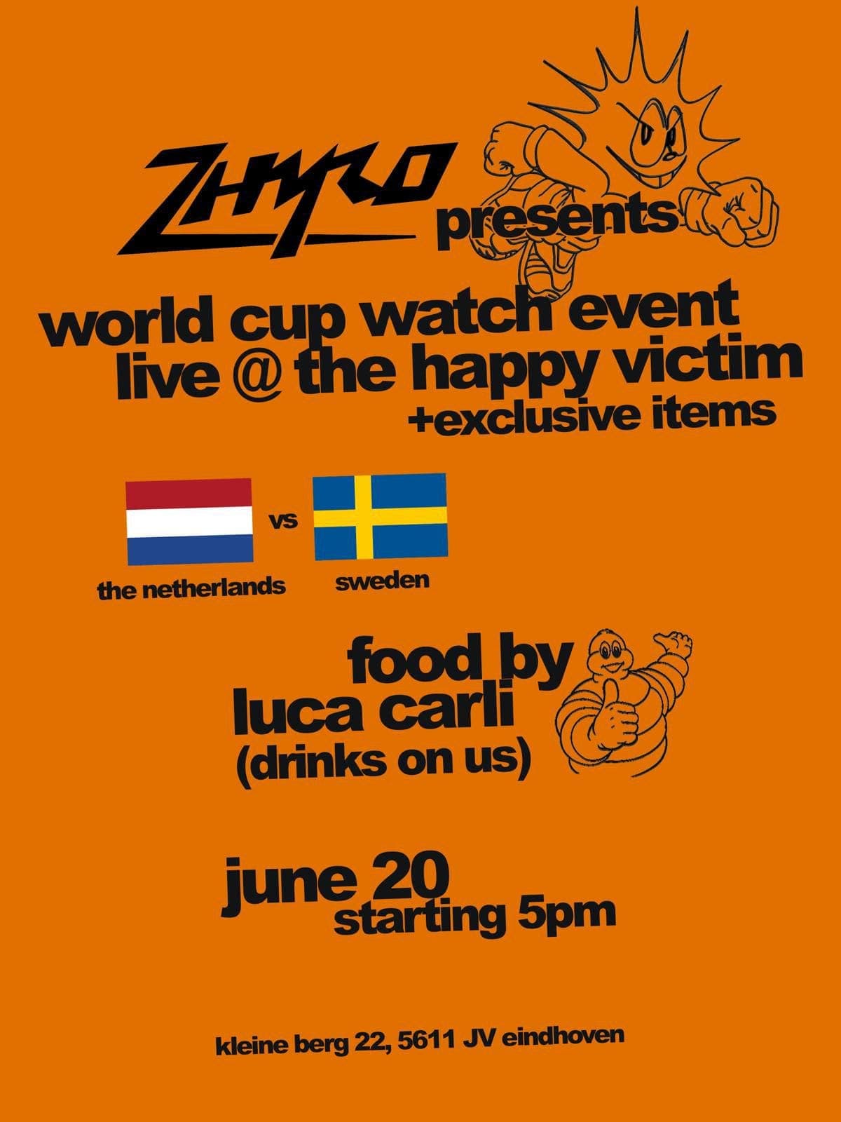 World Cup watch party poster